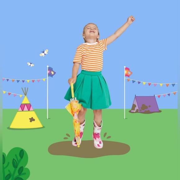 Hunter x Peppa Pig Classic Pull On Rain Boots - Picture 14 of 14